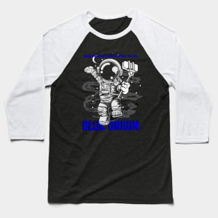 Blue Origin Fan Baseball T-Shirt